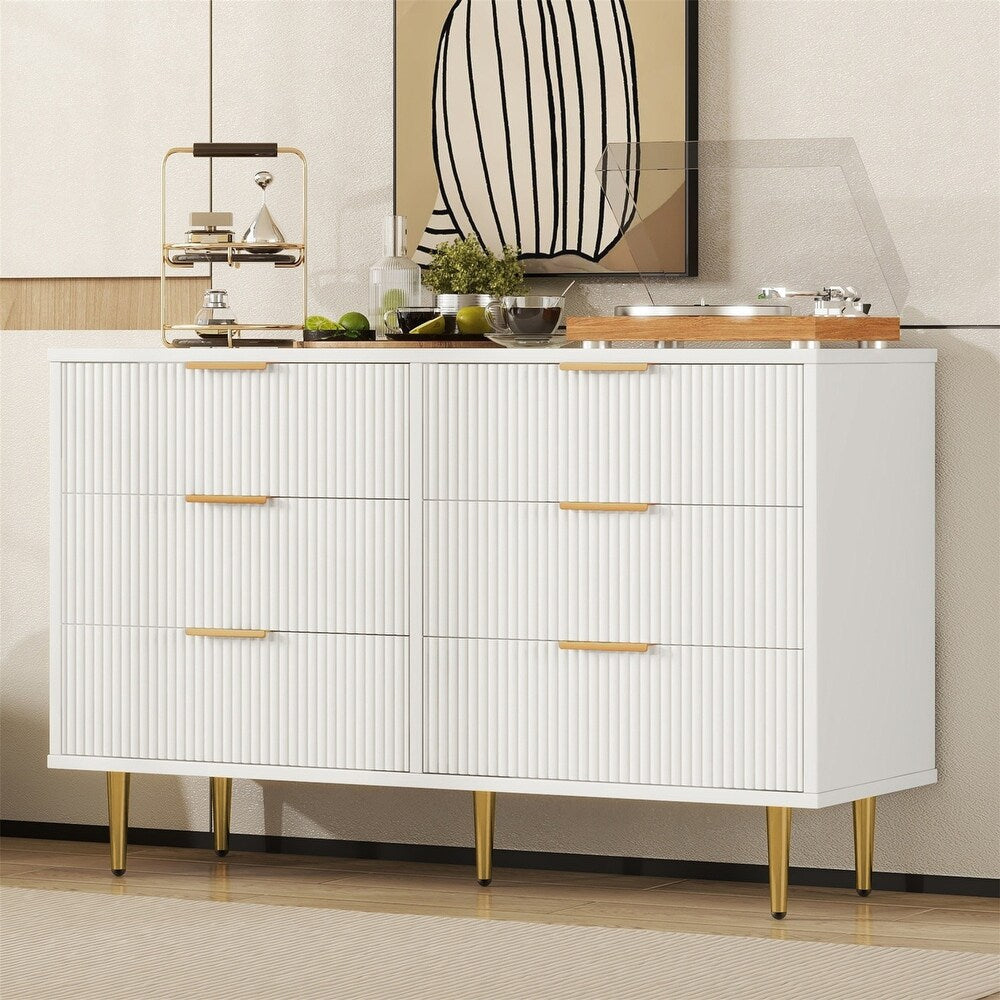 FLUTE CHEST OF DRAWERS